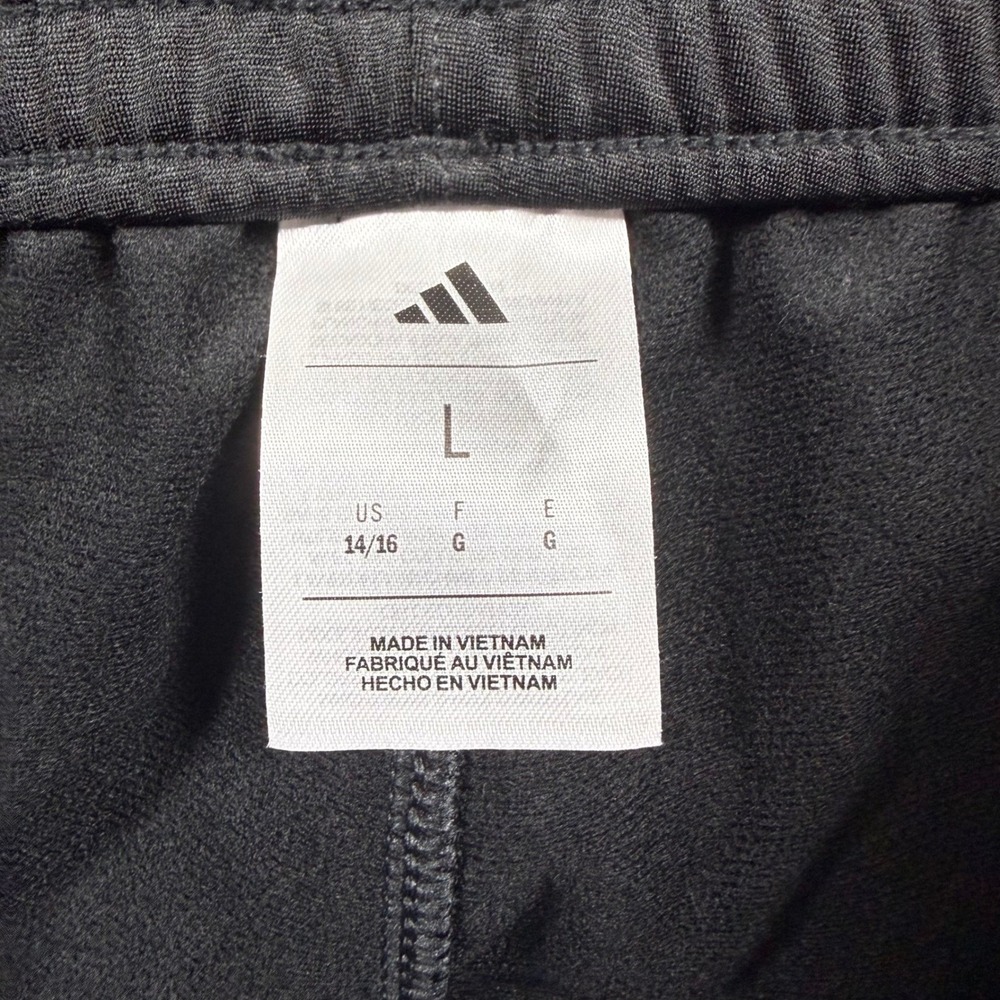 Adidas Kids L 14/16 Track Pants Black Red Stripe AG10611 Sporty Activewear NEW - Picture 4 of 10